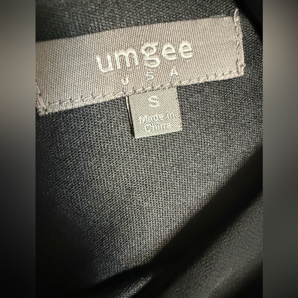 UMGEE Bella Black Bell Sleeve Mini Dress - Small - Picture 6 of 8